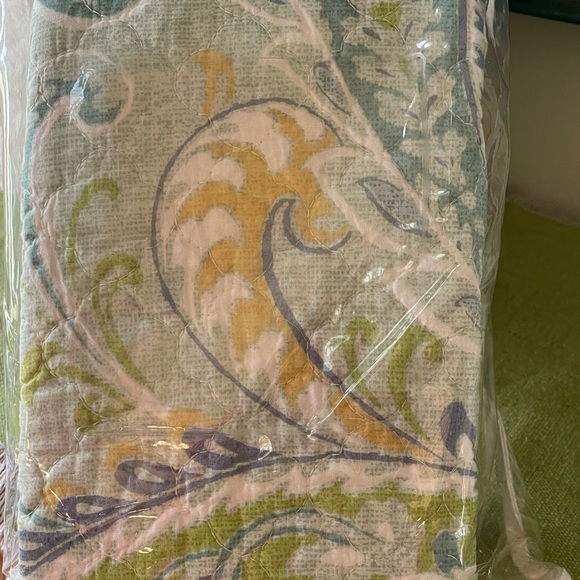 Sea foam blue and green Standard pillow shams cotton pillow shams - Picture 4 of 5